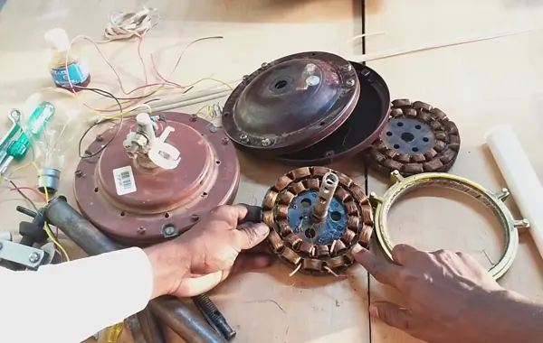 Illustrative image of ceiling fan installation