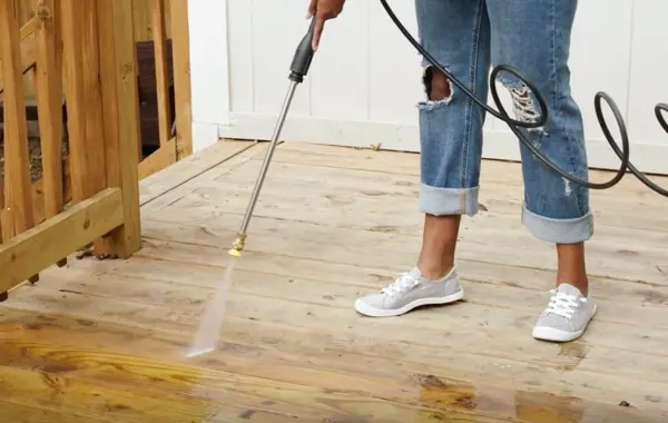 Illustrative image of pressure washing